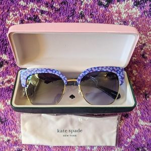 New Kate Spade Karri/S Tangier Floral Sunglasses